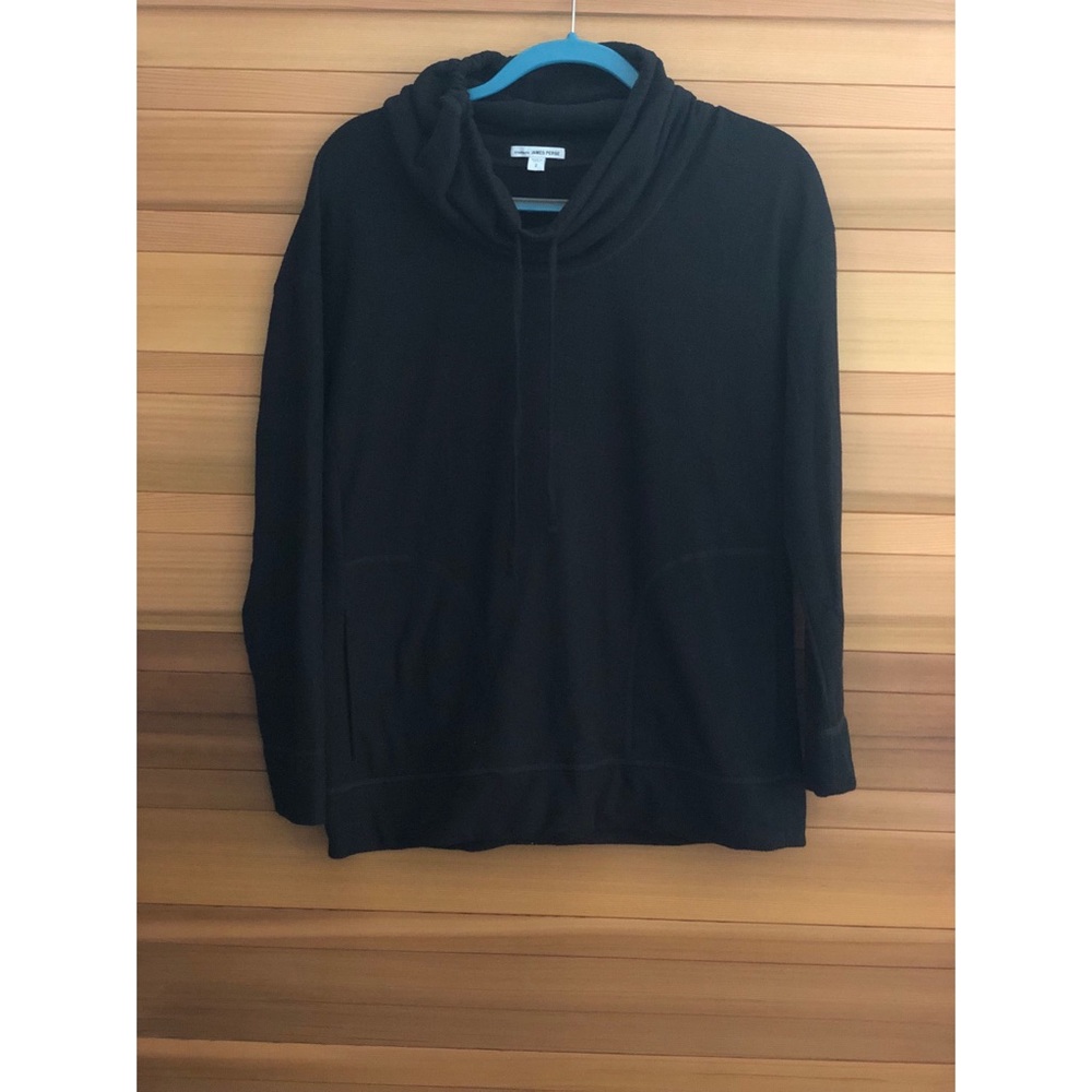 James Perse fleece cowl neck sweatshirt